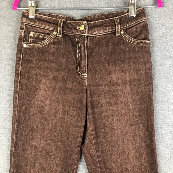 Escada cropped ankle jeans size 34-US 2 - Picture 2 of 12